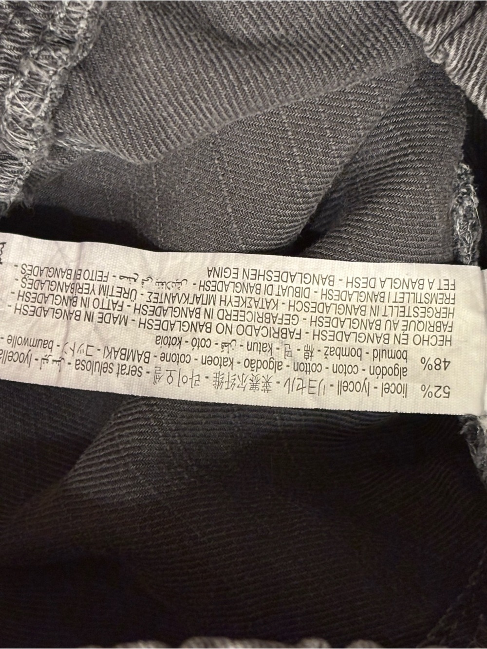 Zara Washed Black Jogger Jeans – Size Small - Picture 4 of 4